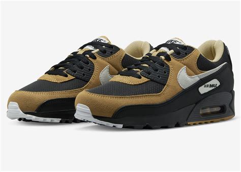 Nike Air Max 90 Black Elemental Gold Herren 